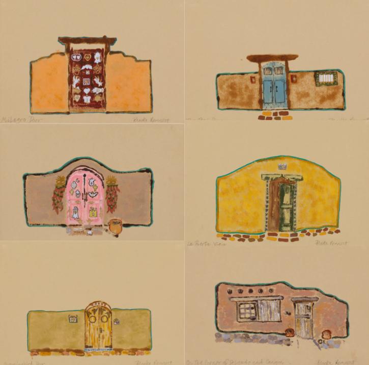 CARDS: The Doors and Walls of Santa Fe