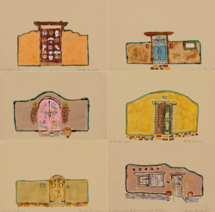 The Doors and The Walls :  Set of 6 cards