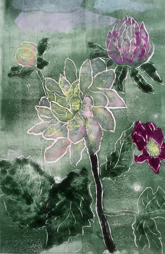 Dahlias In The Green
