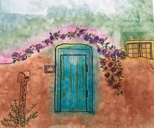 Santa Fe Door in the Wall #1