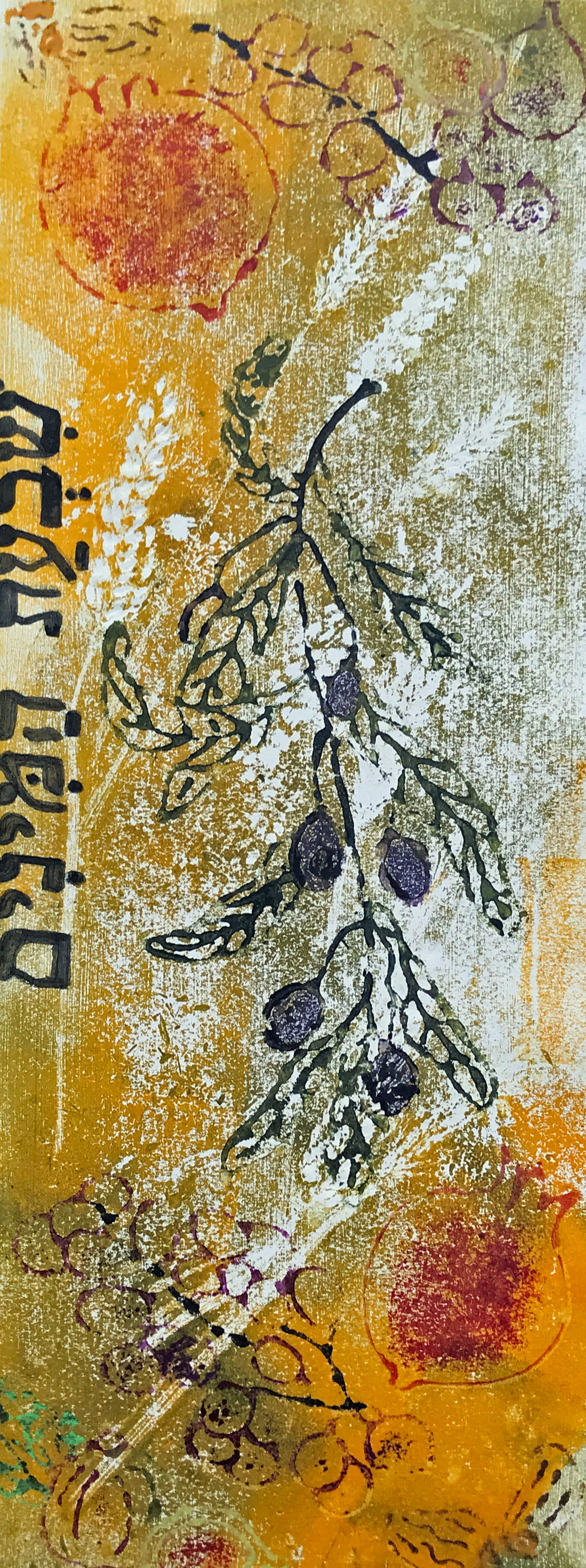 The Seven Species with Hebrew